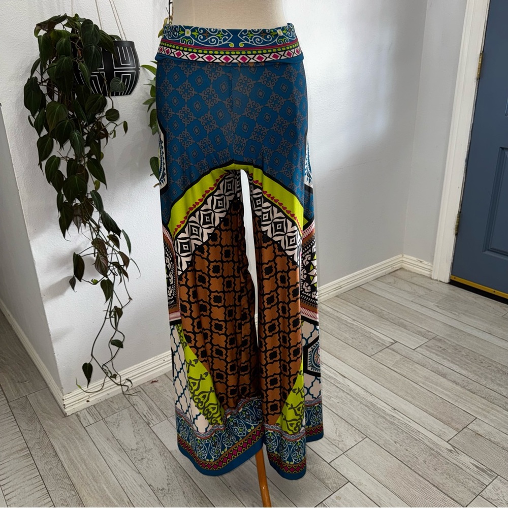 Flying Tomato Multicolor Patterned Wideleg Pants … - image 4